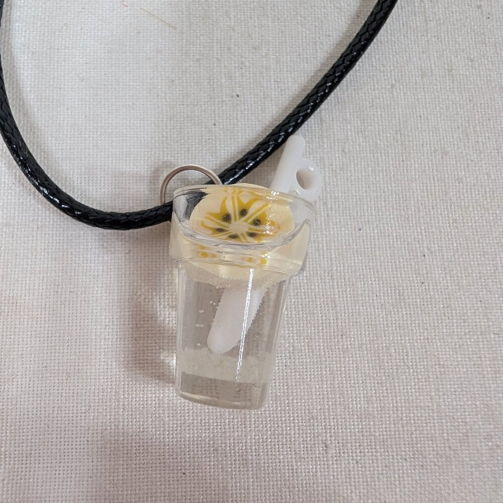 Banana Drink Necklace/Earring Set